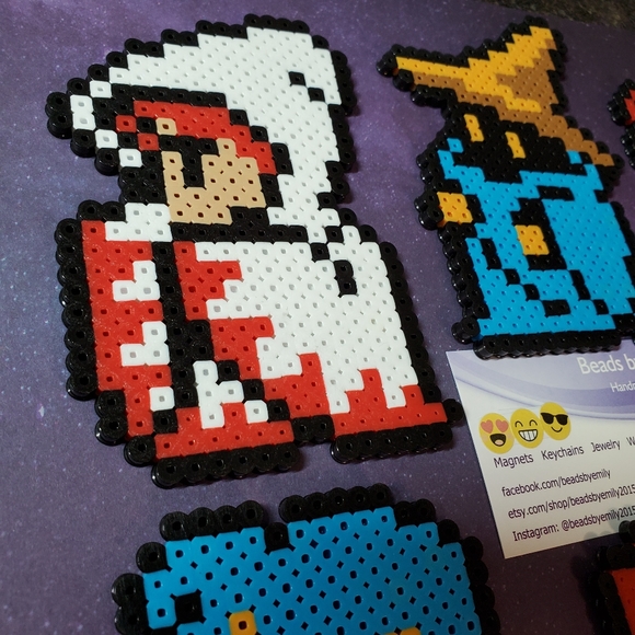 Final Fantasy Magnets -Pixel Art -Nerdy Home Decor - Picture 9 of 10